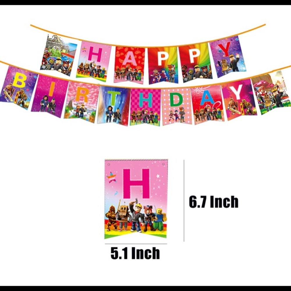 Roblox Party Supplies